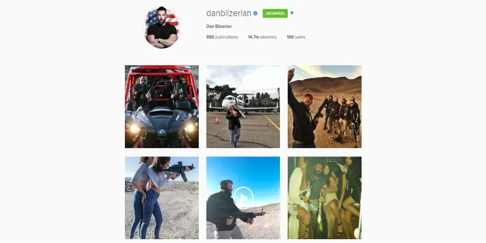 Dan Bilzerian Instagram