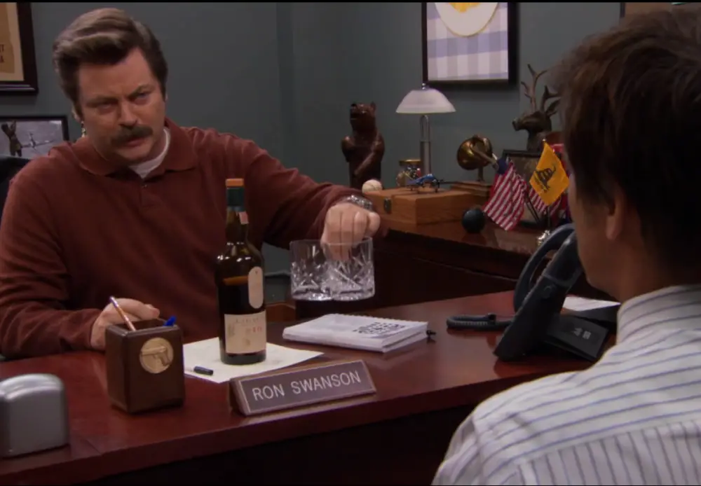 Le guide du Whisky - Ron Swanson