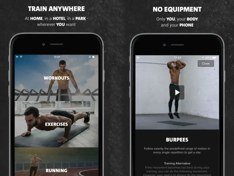 Applications Smartphone - Freeletics