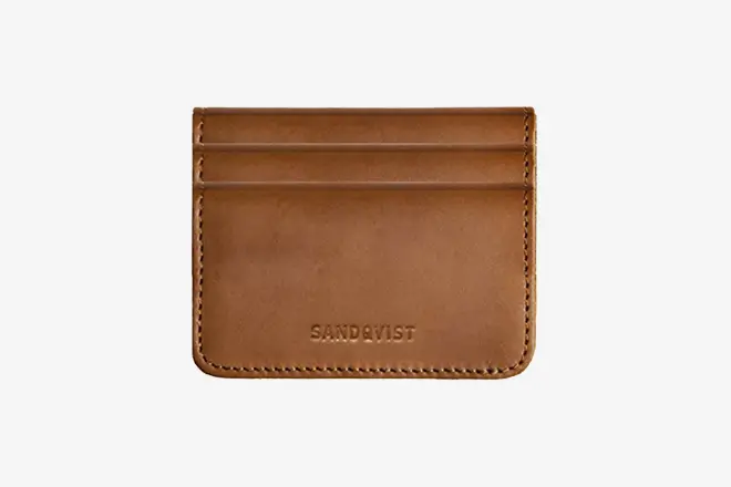 Portefeuille minimaliste marron SANDQVIST