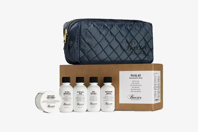 Guide Cadeaux Voyageur - Travel Kit Baxter of California