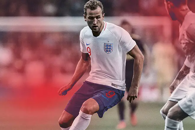 Angleterre - Maillot domicile Coupe du Monde 2018