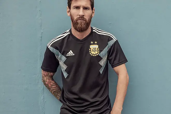 Argentine - Maillot extérieur Coupe du Monde 2018