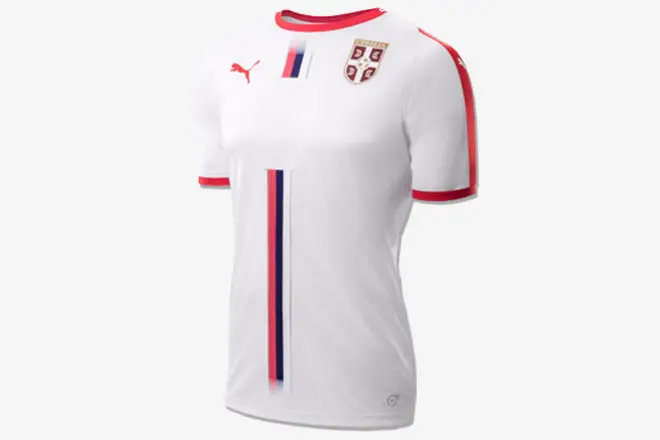 Serbie - Maillot extérieur Coupe du Monde 2018