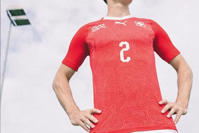 Suisse - Maillot domicile Coupe du Monde 2018