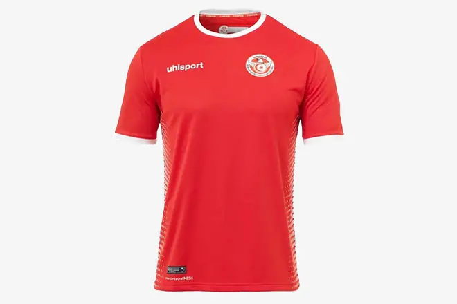 Tunisie - Maillot extérieur Coupe du Monde 2018